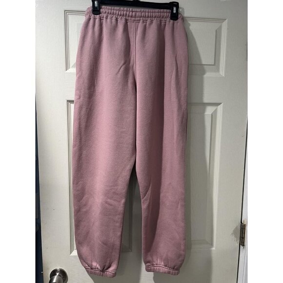 Missguided Women Pants Fleece Warm Joggers  Pink Size  2 - Picture 9 of 12
